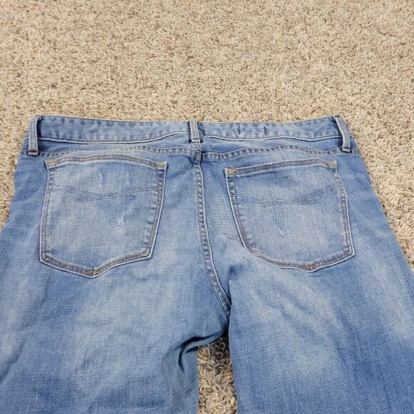 Gap 1969 Jeans Womens 33/16 Always Skinny Medium Wash Distressed Denim - Picture 8 of 11